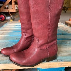 Leather boots by Frye